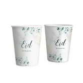 Twee Eid Mubarak bekers in boho chic stijl van de set Bekers - Marmer Eucalyptus